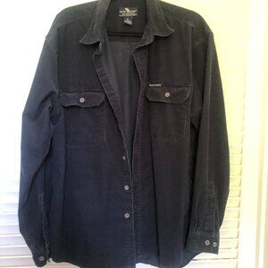 Moose Creek Heavy Navy Corduroy Button Down